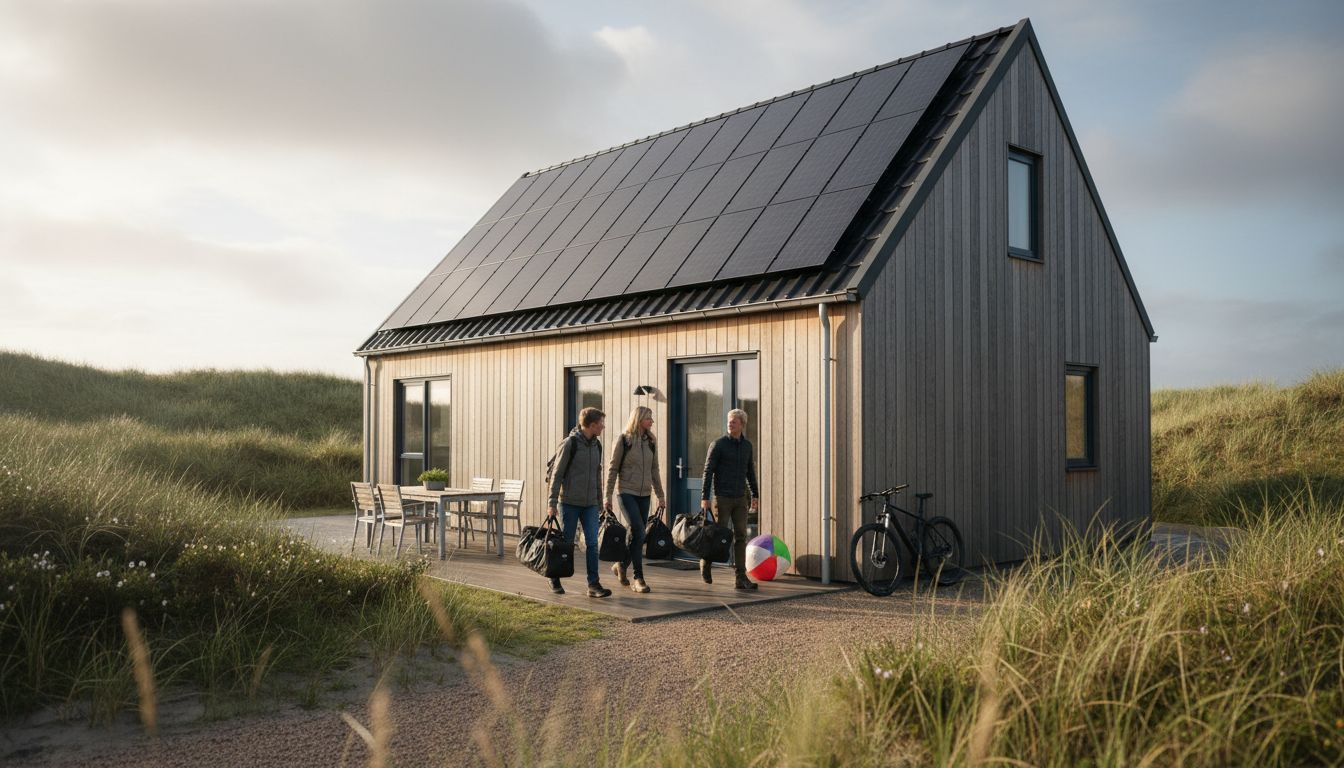 Vakantie vieren in een energiezuinig huis met eigen zonnepanelen