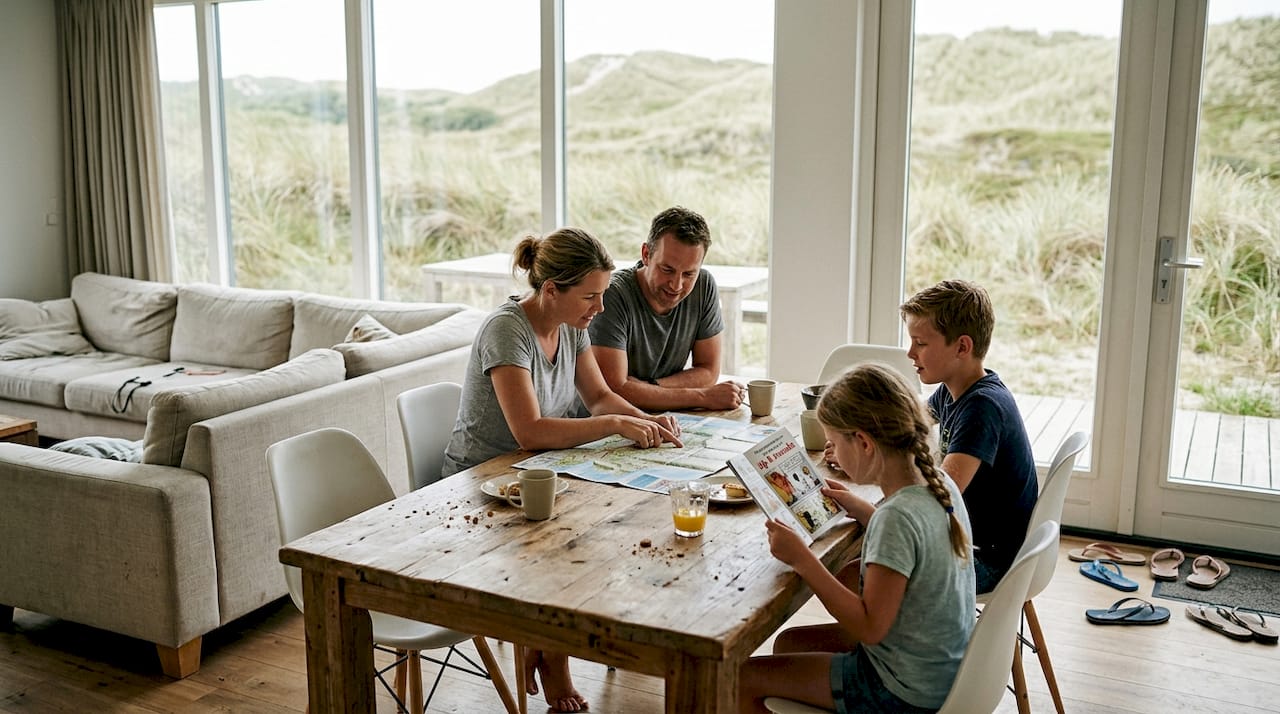 Samen met het gezin genieten van een luxe vakantiehuis op Ameland