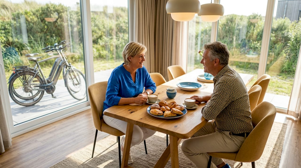 Stelletje geniet van duurzame luxe op Ameland